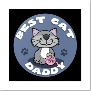 Cat daddy pajamas Posters and Art